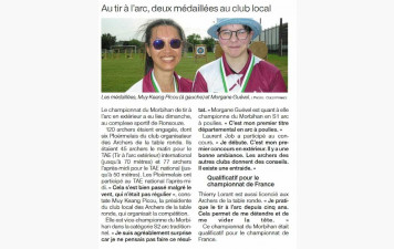 Article Ouest France CD TAE PLOERMEL